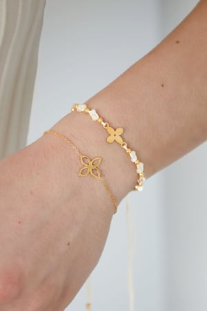 summer bracelet with beads - pink /  h5 Picture2